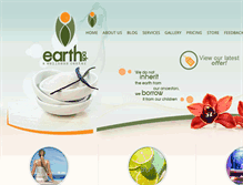 Tablet Screenshot of earthspa.com.cy